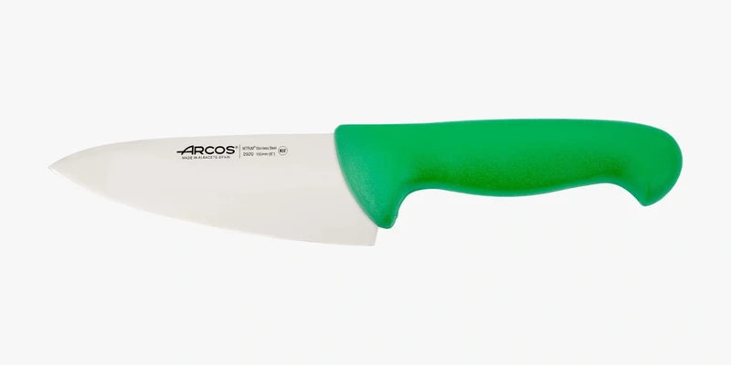 Cuchillo Cocinero color verde Serie 2900 150 mm