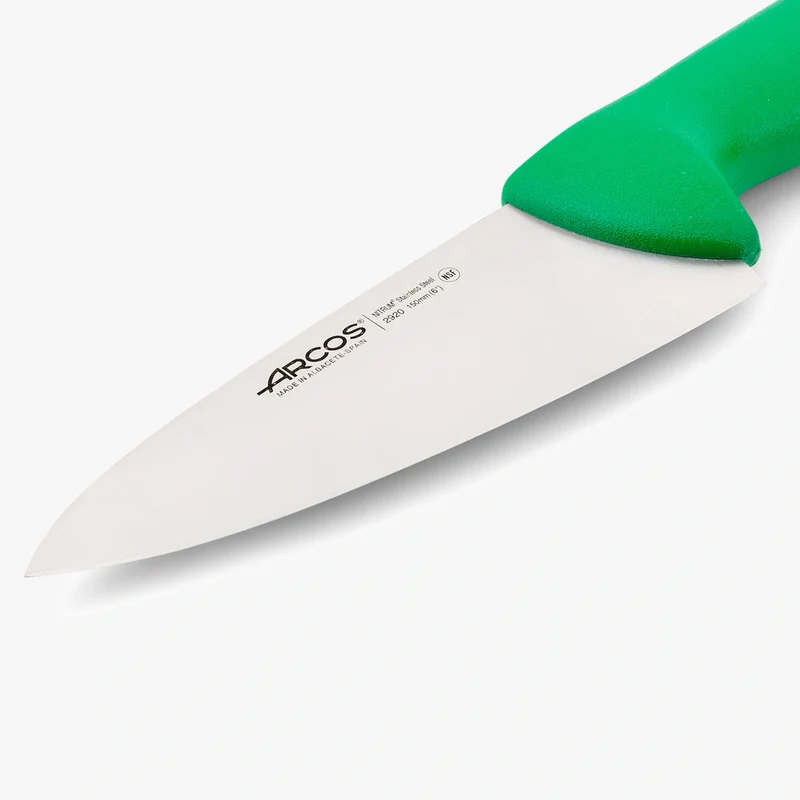 Cuchillo Cocinero color verde Serie 2900 150 mm