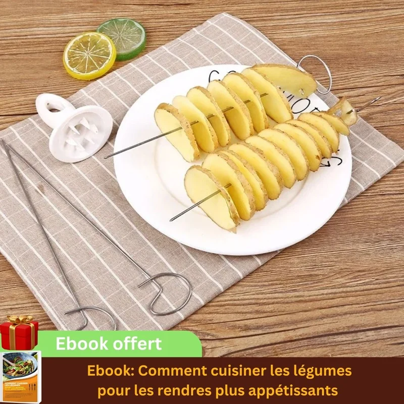 Coupe pomme de terre spirale｜Librecook™