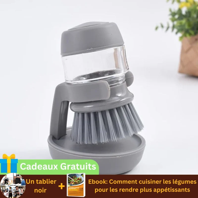 Brosse à vaisselle｜Dish brush with reservoir™