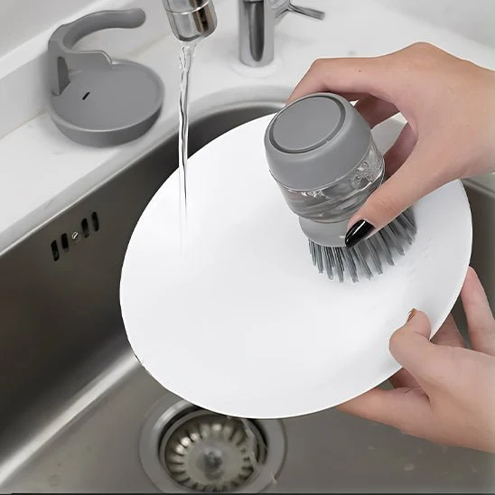 Brosse à vaisselle｜Dish brush with reservoir™