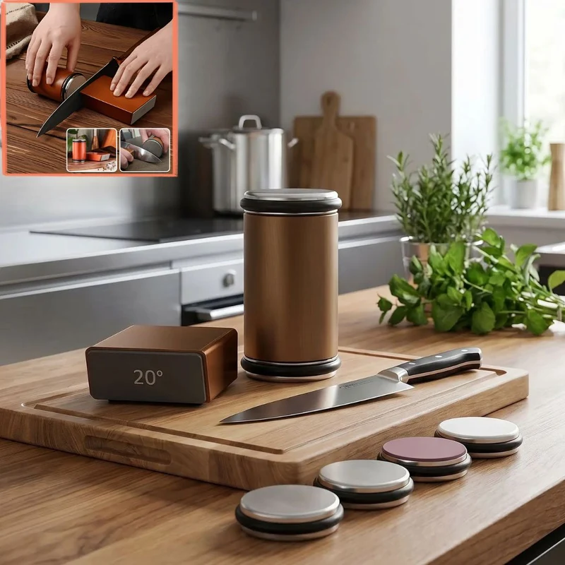 Aiguiseur couteau｜Rotary knife sharpener™