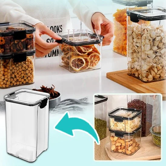 Boite alimentaire plastique｜Food box with lid™ Lot 4 PCS