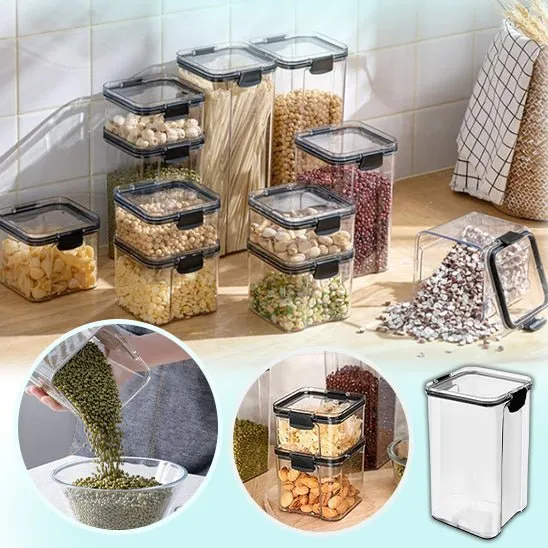 Boite alimentaire plastique｜Food box with lid™ Lot 4 PCS