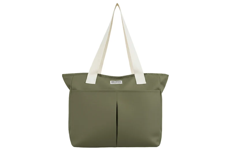 Lunch bag isotherme Akinod 10:47 en polycoton olive 21L