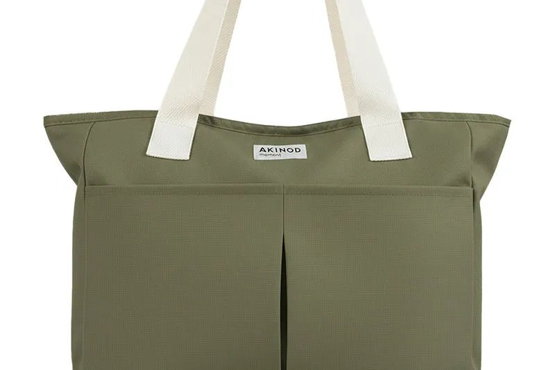 Lunch bag isotherme Akinod 10:47 en polycoton olive 21L