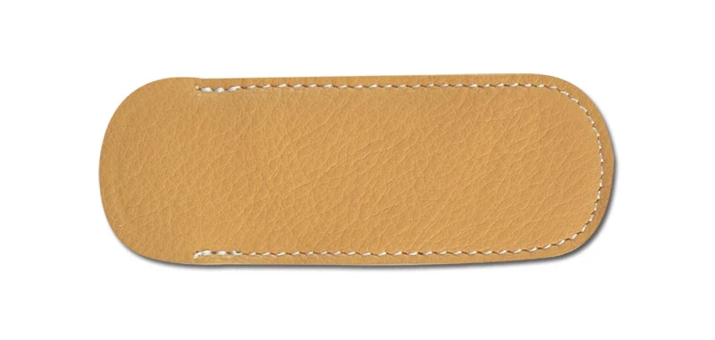 Étui Couteau fleur de Cuir orange PIELCU