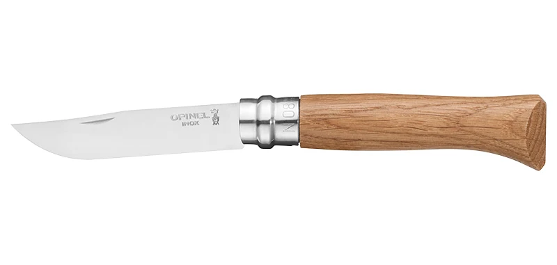 Couteau Opinel Tradition Lx Inox N°08 Chêne