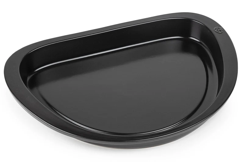 Plancha demi-lune noire Peugeot Grill to table en céramique - 43cm
