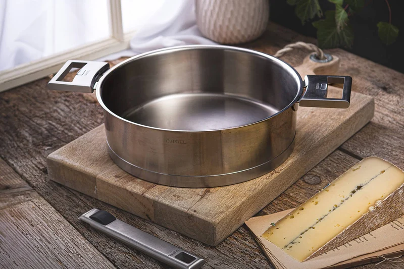Sauteuse Cristel Strate Amovible en acier inox 18/10