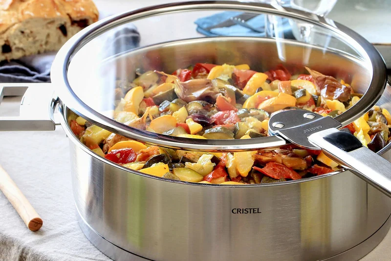 Sauteuse Cristel Strate Amovible en acier inox 18/10