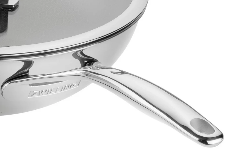Wok Zwilling Peak Ceraforce® HyCoat en inox et revêtement céramique avec couvercle en verre 30cm