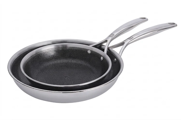 Set de 2 poêles Zwilling Peak Ceraforce® HyCoat en acier inoxydable et revêtement céramique 20 et 26cm