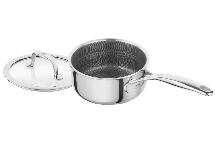 Casserole Zwilling Peak Ceraforce® HyCoat en acier inoxydable et revêtement céramique avec couvercle en verre