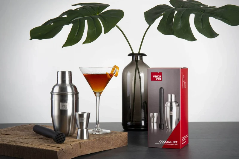 Coffret cocktail Vacu Vin Set 3 pièces
