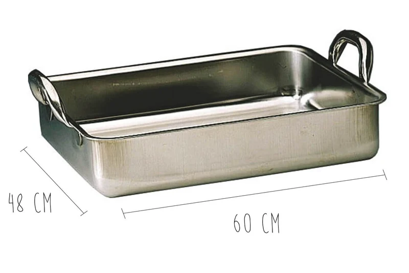 Plat à rôtir Matfer en acier inoxydable