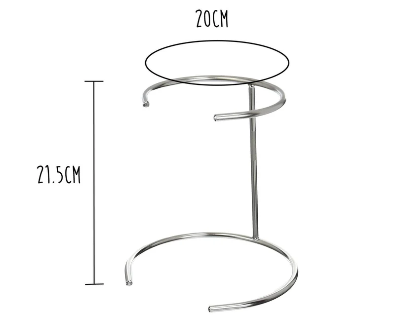 Pied support chromé universel Matfer pour chinois et passe-sauce - Diamètre 20cm