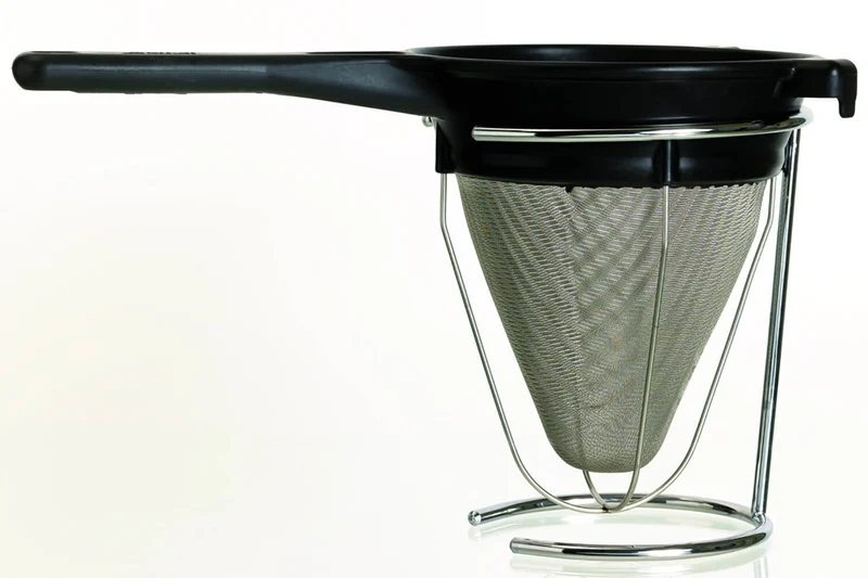 Pied support chromé universel Matfer pour chinois et passe-sauce - Diamètre 20cm