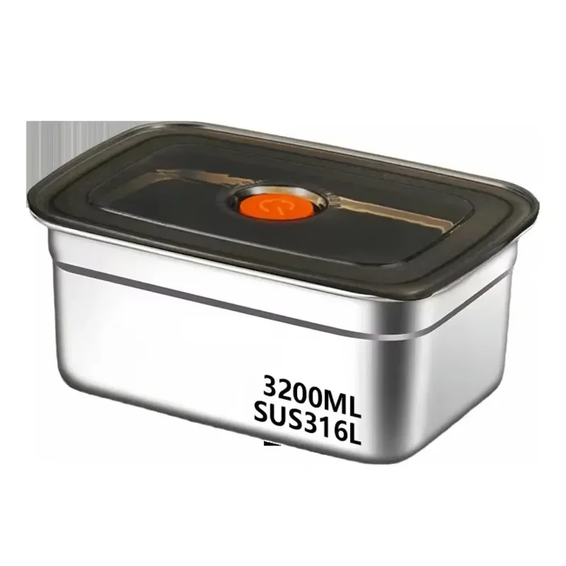 Boîte Hermétique Inox 600 à 3200 ml Anti-fuite Compatible Micro-ondes