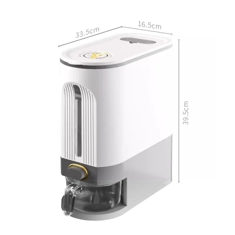 Distributeur de Céréales Hermétique Anti-Insectes et Anti-Humidité – 5 kg / 10 kg
