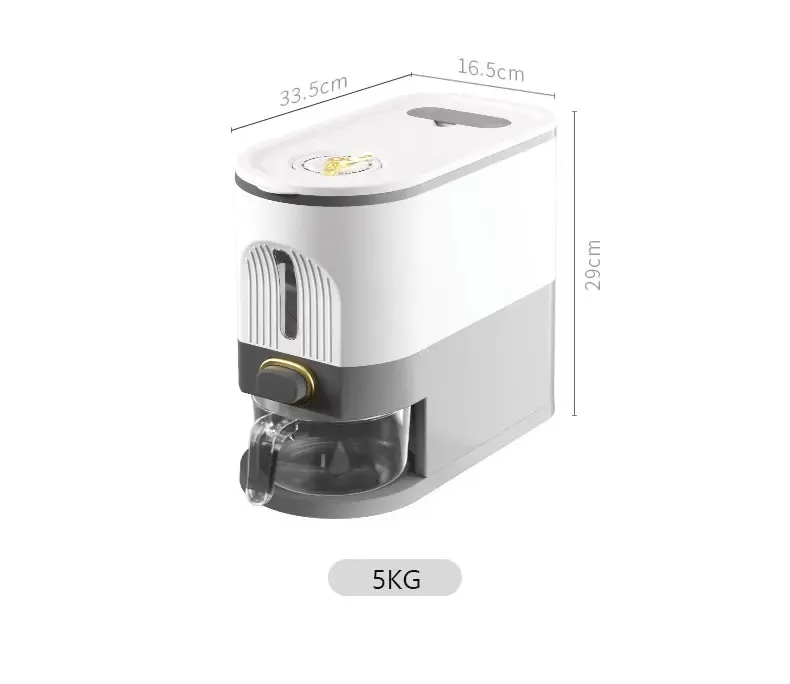 Distributeur de Céréales Hermétique Anti-Insectes et Anti-Humidité – 5 kg / 10 kg