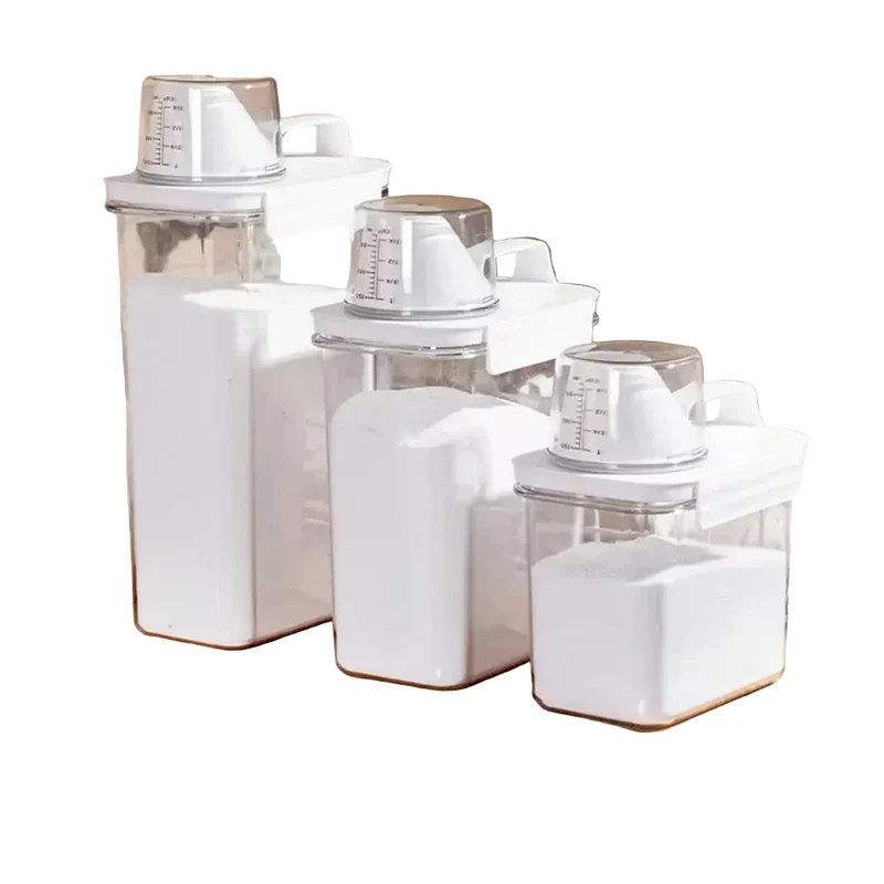 Boîte Hermétique Transparent en Plastique avec Couvercle - Lot de 3