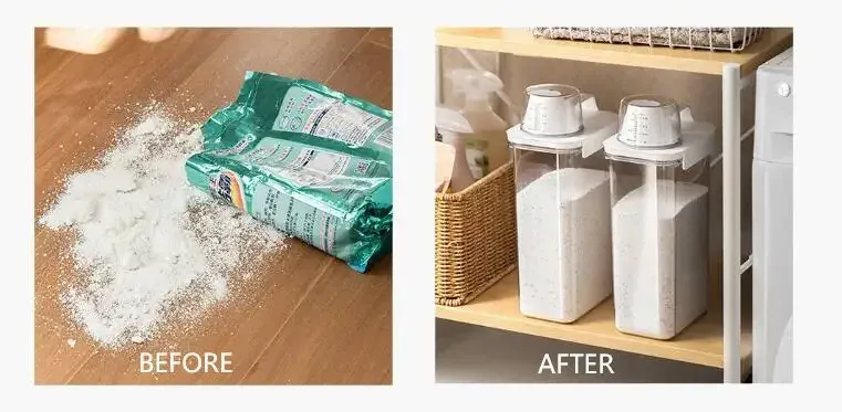 Boîte Hermétique Transparent en Plastique avec Couvercle - Lot de 3