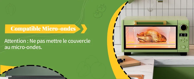 Lot de 13 Boîtes Hermétiques en Plastique Transparent Anti-Fuite