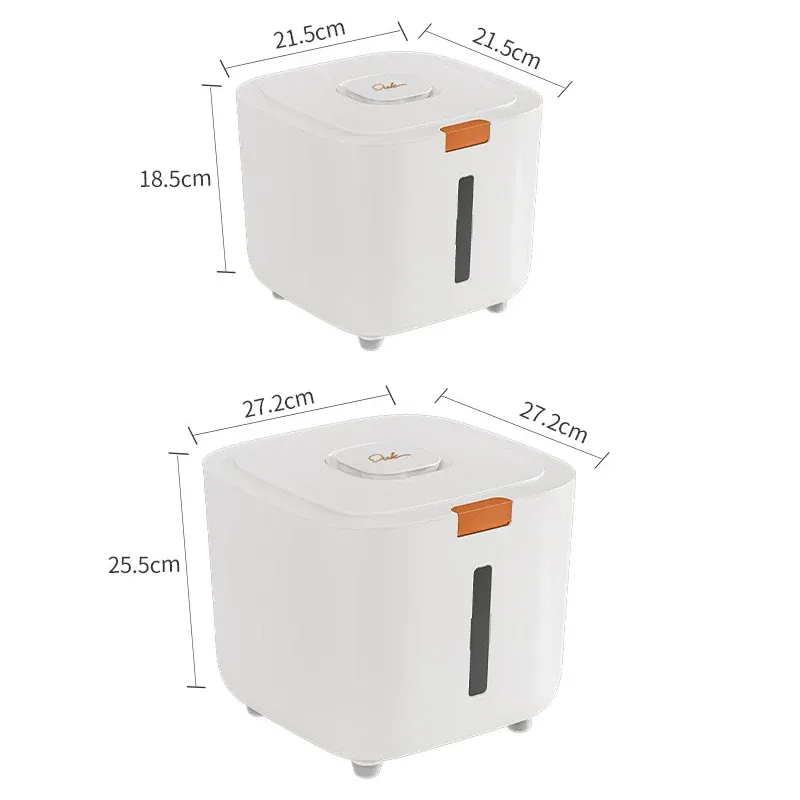 Boîte Hermétique Insecte-Proof en Plastique 5L avec Couvercle