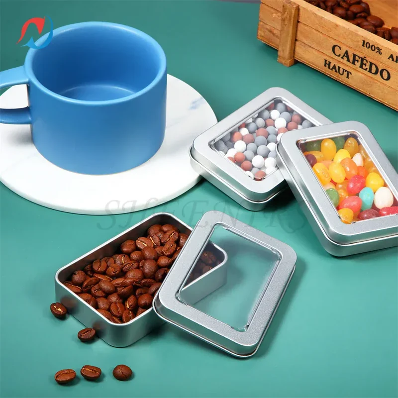 Boîte de Rangement en Métal avec Couvercle - Lot de 30 Pièces