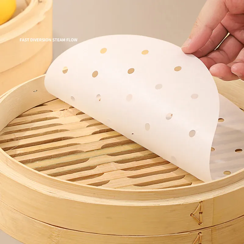 Papier Cuisson Air Fryer Jetable Antiadhésif | Lot de 50 à 300