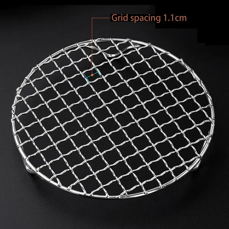 Grille Inox Air Fryer Rond Empilable - Rack de Cuisson Anti-corrosion