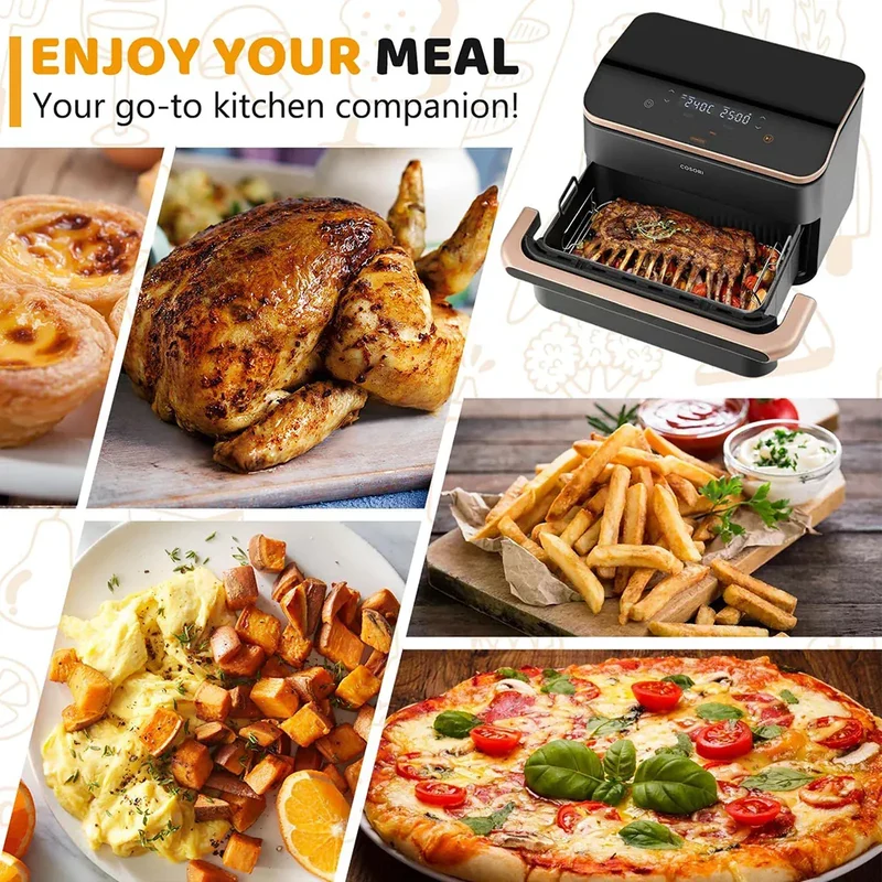 Moule Silicone Réutilisable Air Fryer 10L pour Friteuse 10L