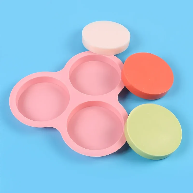 Moule Silicone Air Fryer Réutilisable 3-Cavités Forme Arrondie