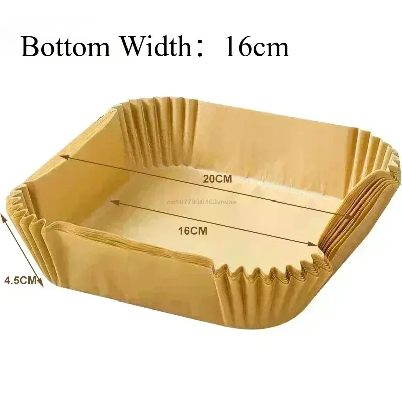 Papier Cuisson Air Fryer Jetable Rond 20-23 cm - Lot de 50 à 300 pièces