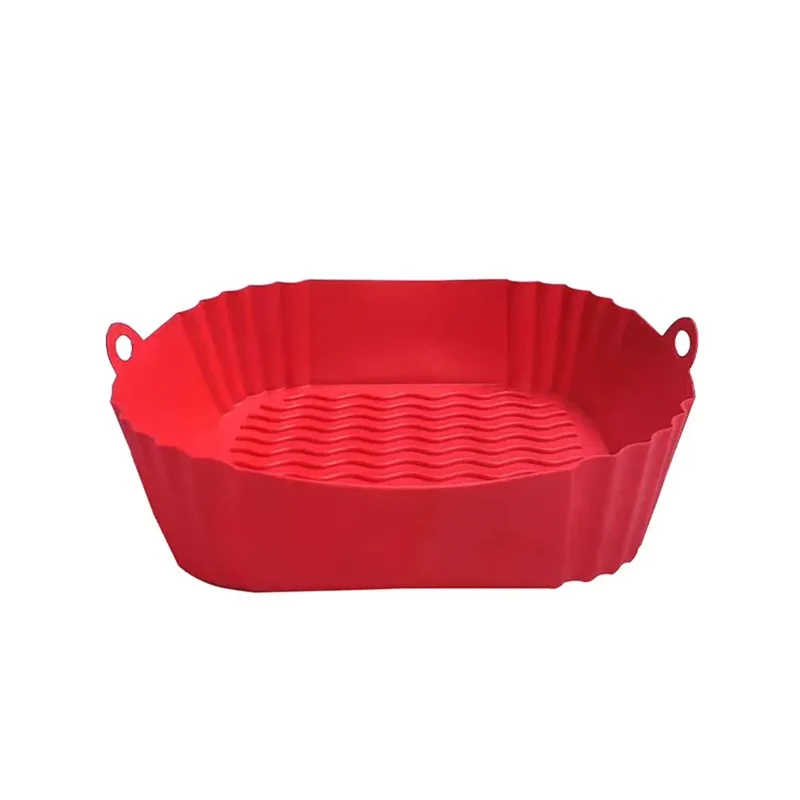 Moule Silicone Air Fryer Réutilisable Rectangulaire - Lot de 2 Pièces
