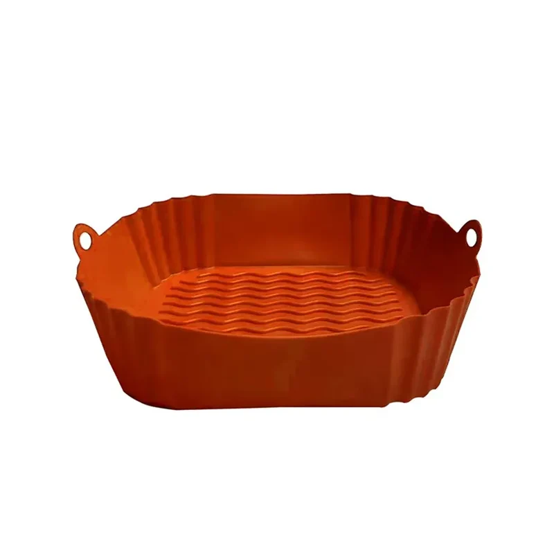 Moule Silicone Air Fryer Réutilisable Rectangulaire - Lot de 2 Pièces