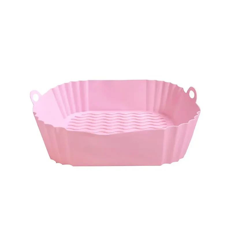 Moule Silicone Air Fryer Réutilisable Rectangulaire - Lot de 2 Pièces