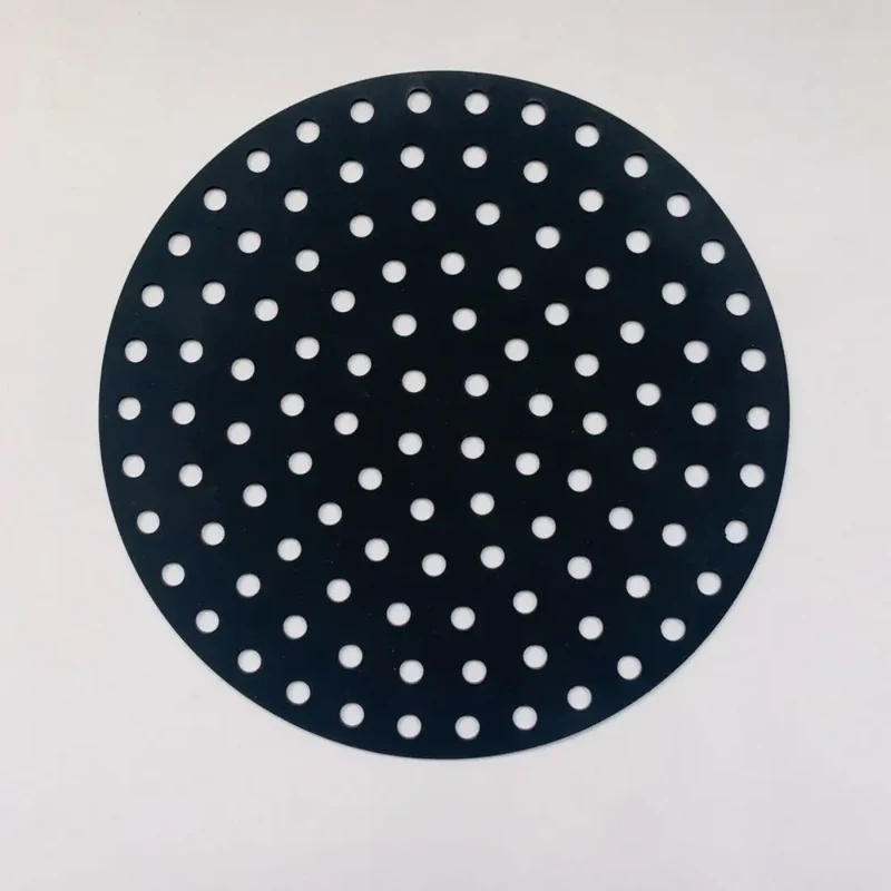 Tapis Silicone Air Fryer Antiadhésif Lot de 2 Carrés 25x25 cm
