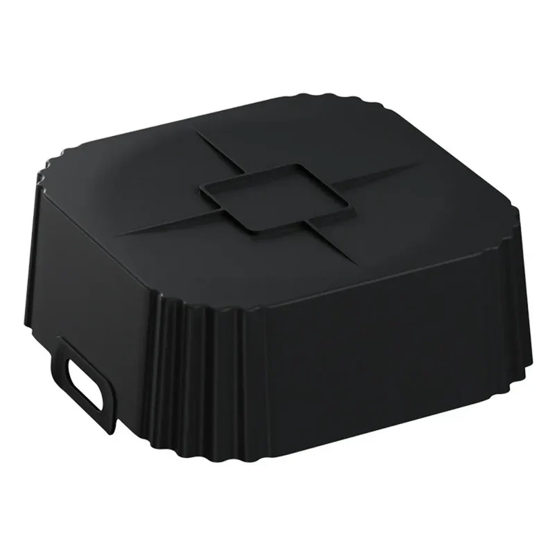 Moule Silicone Air Fryer Carré Réutilisable 55-62L avec Poignée
