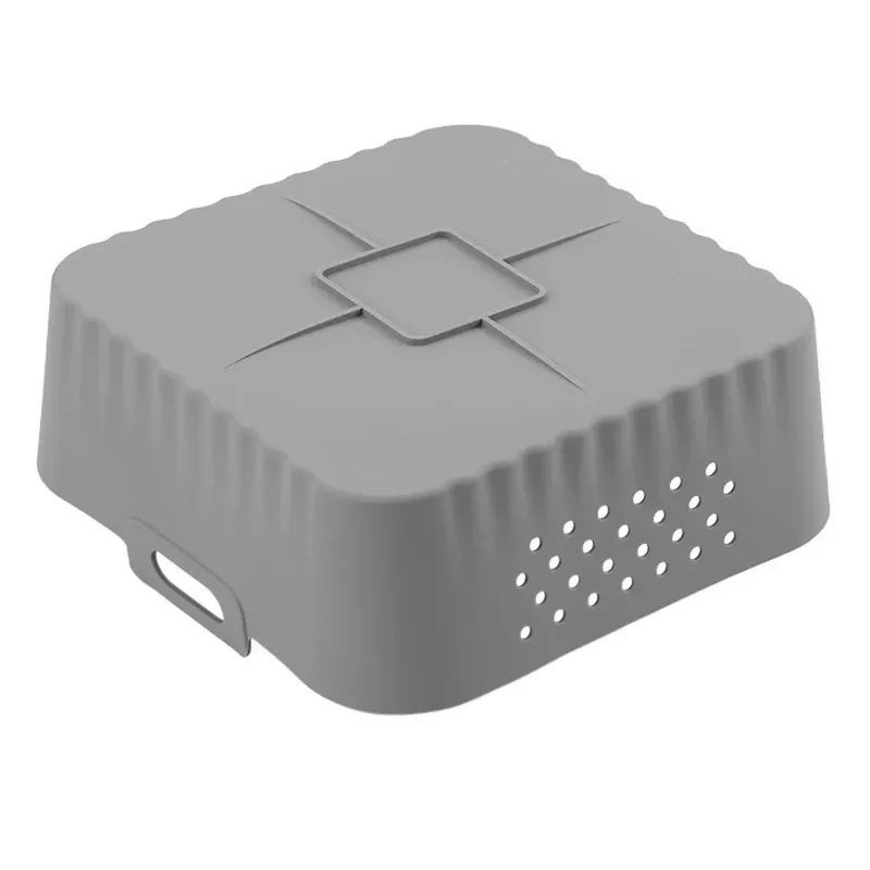 Moule Silicone Air Fryer Carré Réutilisable 55-62L avec Poignée