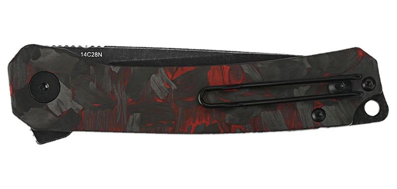 Couteau Osprey Noir/Rouge QSP