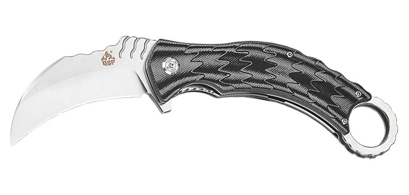 Couteau Karambit Eagle Gris/Noir QSP
