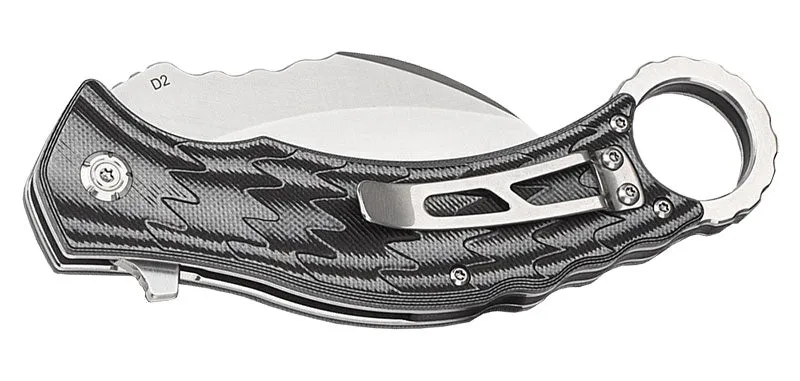 Couteau Karambit Eagle Gris/Noir QSP
