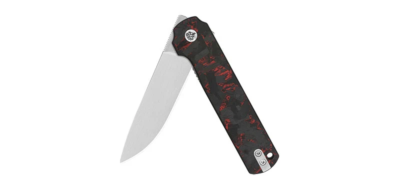 Couteau Pliant Lark Noir/Rouge QSP
