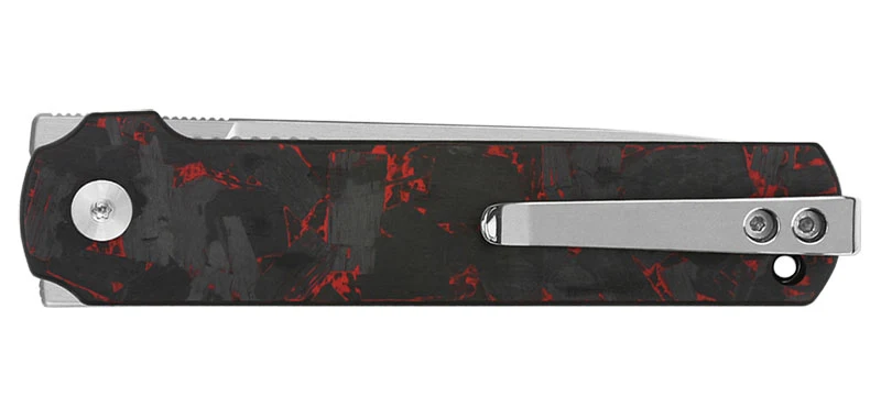 Couteau Pliant Lark Noir/Rouge QSP