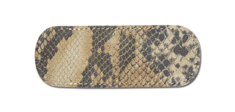 Étui Couteau fleur de Cuir serpent marron PIELCU