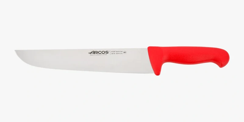 Cuchillo Carnicero color rojo Serie 2900 250 mm