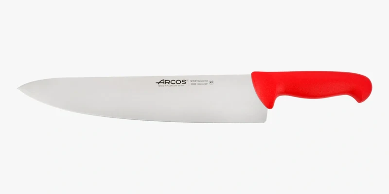 Cuchillo Cocinero color rojo Serie 2900 300 mm