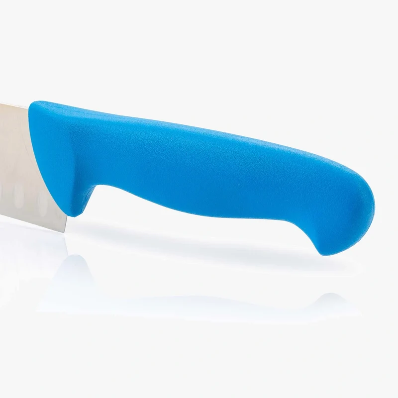 Cuchillo Santoku color azul Serie 2900